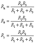 Delta a estrella