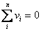 SUM(V)=0